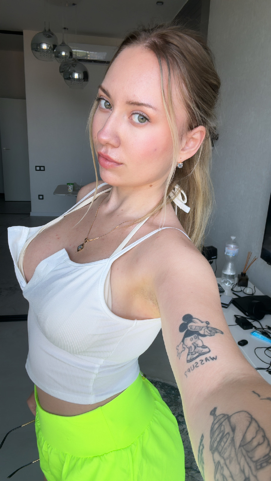 KateV in her underwear in Chittagong