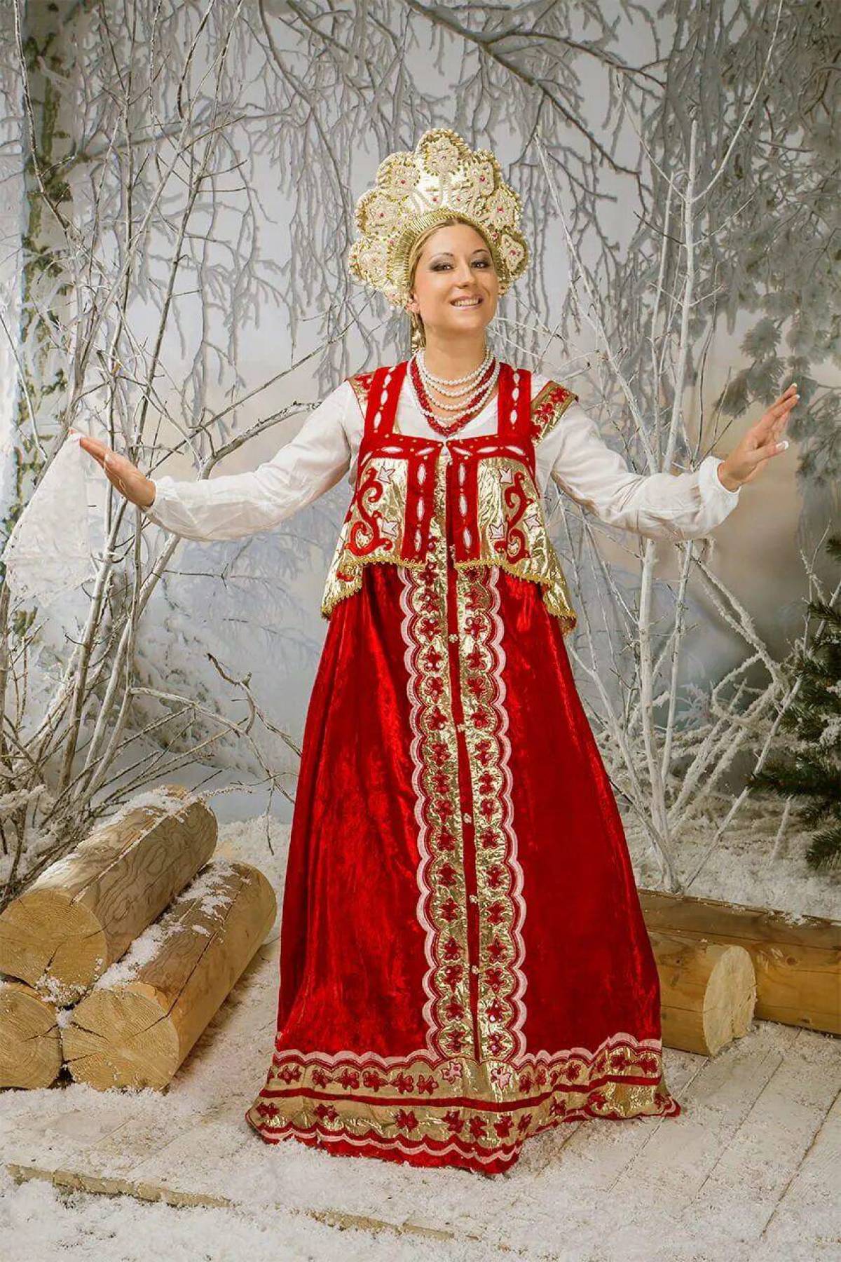 Girls in Slavic costumes in Chittagong